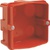 Legrand Подрозетник (для роз. 32А) 85х85х40мм красный 80184