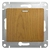 Schneider electric GLOSSA 1-клавишный ПЕРЕКЛЮЧАТЕЛЬ с подсветкой, сх.6а, ДЕРЕВО ДУБ GSL000563