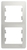 Schneider electric GLOSSA 2-постовая РАМКА, вертикальная, ПЕРЛАМУТРОВЫЙ GSL000606