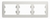 Schneider electric GLOSSA 3-постовая РАМКА, горизонтальная, ПЕРЛАМУТРОВЫЙ GSL000603