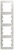 Schneider electric GLOSSA 4-постовая РАМКА, вертикальная, ПЕРЛАМУТРОВЫЙ GSL000608