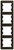 Schneider electric GLOSSA 4-постовая РАМКА, вертикальная, ШОКОЛАД GSL000808