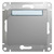 Schneider electric GLOSSA Нажимная КНОПКА с табличкой, сх.1, АЛЮМИНИЙ GSL000319