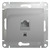 Schneider electric GLOSSA РОЗЕТКА компьютерная RJ45 кат.5E, АЛЮМИНИЙ GSL000381K