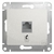Schneider electric GLOSSA РОЗЕТКА телефонная RJ11, механизм, ПЕРЛАМУТРОВЫЙ GSL000681T Schneider electric GLOSSA РОЗЕТКА телефонная RJ11, механизм, ПЕРЛАМУТРОВЫЙ GSL000681T