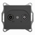 Schneider electric GLOSSA TV-R РОЗЕТКА оконечная 1DB, механизм, АНТРАЦИТ GSL000794