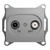 Schneider electric GLOSSA TV-SAT РОЗЕТКА проходная 4DB, АЛЮМИНИЙ GSL000398