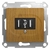Schneider electric GLOSSA USB РОЗЕТКА, ДЕРЕВО ДУБ GSL000532