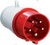 TDM Вилка силовая 5 контактов 32А 380В IP44 SQ0601-0006 (025)