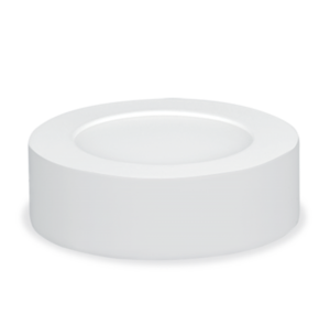 ASD панель LED круглая NRLP-eco 8W 4000К 120мм белая накладная IP40 4690612004358