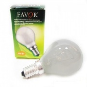 FAVOR Лампа накаливания ДШМТ Е14 60W матовая 230V P45