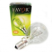 FAVOR лампа накаливания ДШ Е14 60W прозрачная 230V P45