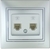 Lezard MIRA розетка ТF двойная Серебро 701-1010-138 Lezard MIRA розетка ТF двойная Серебро 701-1010-138