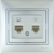 Lezard MIRA розетка ТF+КОМПЬЮТЕР Серебро 701-1010-143
