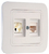 Makel Lillium розетка CAT5e + TF евро белая 71037 Makel Lillium розетка CAT5e + TF евро белая 71037
