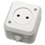 Makel полугерметичный IP44 розетка б/з белая 18306 Makel полугерметичный IP44 розетка б/з белая 18306