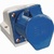TDM Розетка силовая 3 контакта 32А 220В IP44 SQ0602-0004 (123)