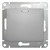 Schneider electric GLOSSA 1-клавишный ПЕРЕКЛЮЧАТЕЛЬ с подсветкой, сх.6а, АЛЮМИНИЙ GSL000363