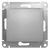 Schneider electric GLOSSA Нажимная КНОПКА, сх.1, АЛЮМИНИЙ GSL000315