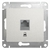 Schneider electric GLOSSA РОЗЕТКА компьютерная RJ45 кат.5E, механизм, ПЕРЛАМУТРОВЫЙ GSL000681K Schneider electric GLOSSA РОЗЕТКА компьютерная RJ45 кат.5E, механизм, ПЕРЛАМУТРОВЫЙ GSL000681K