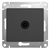 Schneider electric GLOSSA TV РОЗЕТКА оконечная 1DB, механизм, АНТРАЦИТ GSL000791